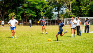 Las actividades deportivas estuvieron incluidas en la Feria Integra de Concepción Chalatenango. / Dirección de Integración