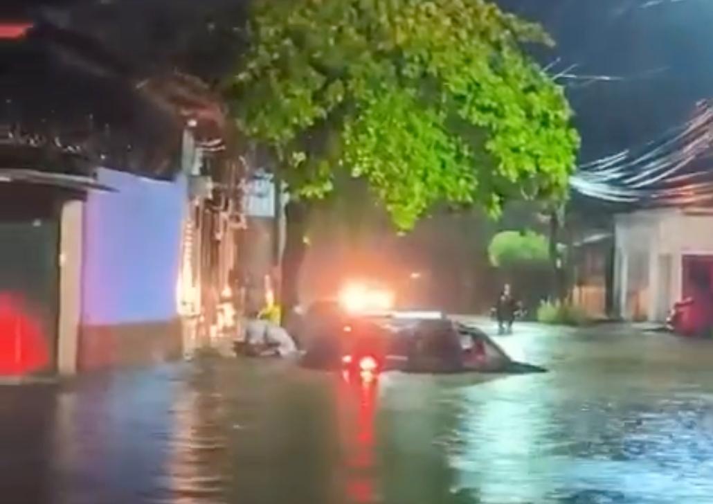 Reportan inundaciones en San Miguel y Usulután por intensas lluvias de este sábado