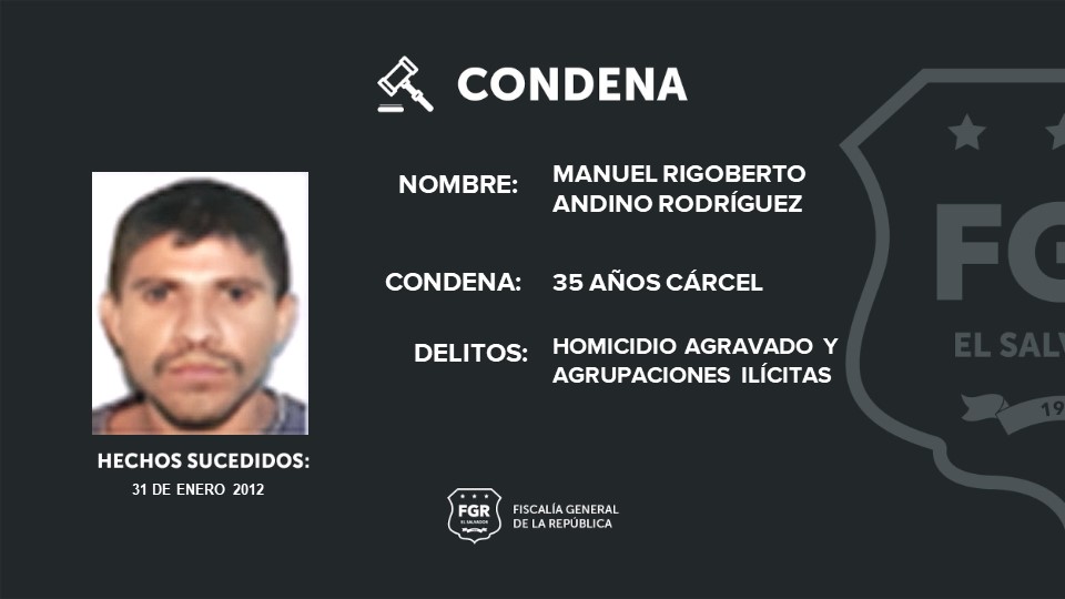 Condenan a hombre que participó en homicidio de colaborador de la MS