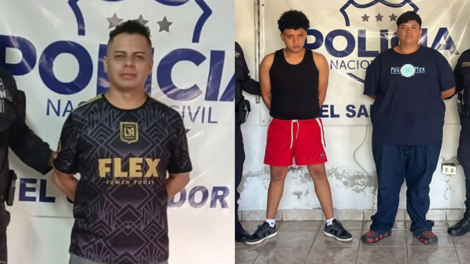 Arrestan a tres sujetos filmados mientras agredían a un hombre en Apastepeque