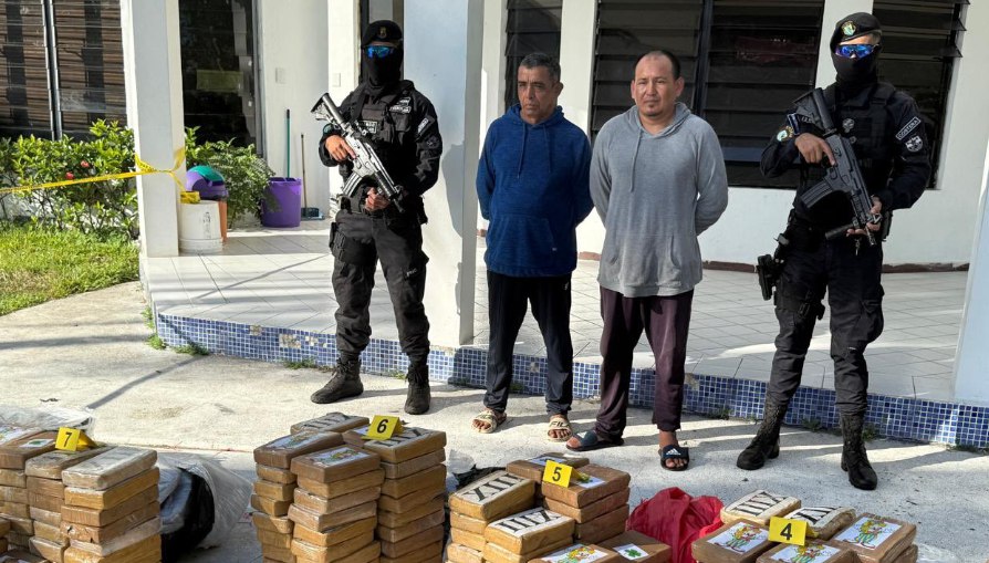 PNC incauta 430 kilos de droga valorada en $10 millones en El Espino, Usulután