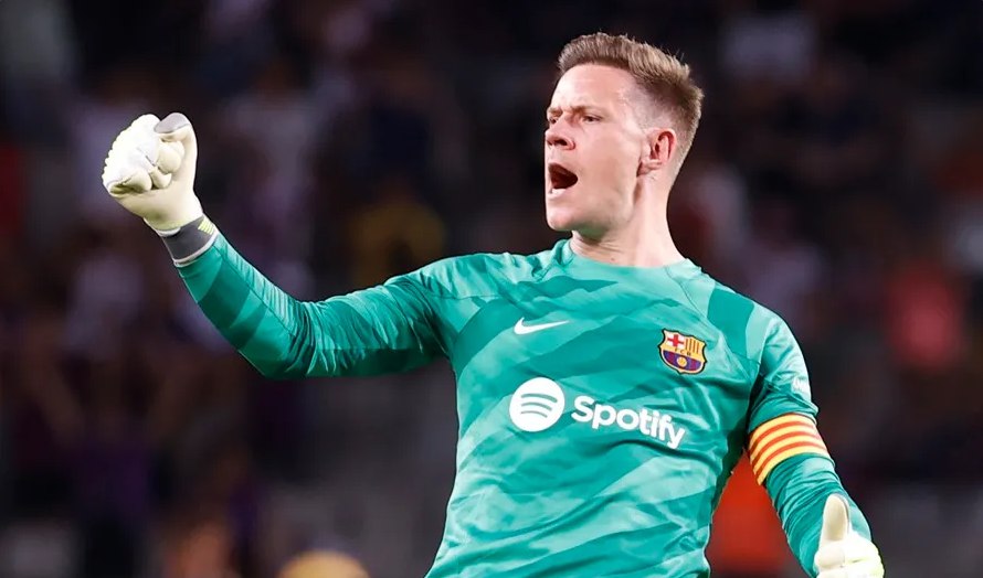 El guardameta alemán del FC Barcelona Marc-Andre ter Stegen.EFE/ Alejandro García