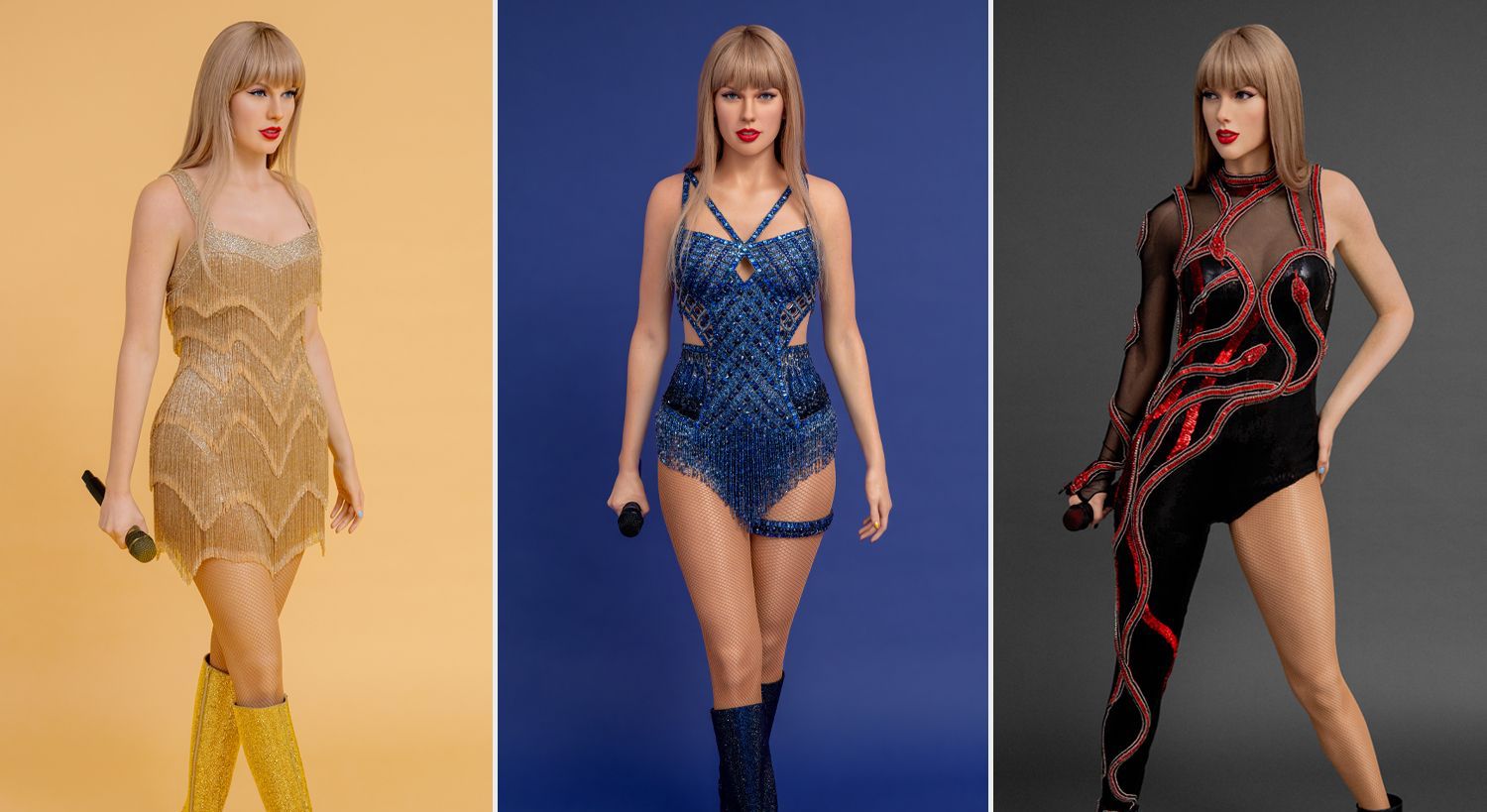 Madame Tussauds lanza 13 figuras de cera de Taylor Swift inspiradas en su «Eras Tour»