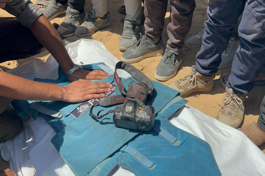 Cientos de medios se suman a la acción global contra el asesinato de periodistas en Gaza