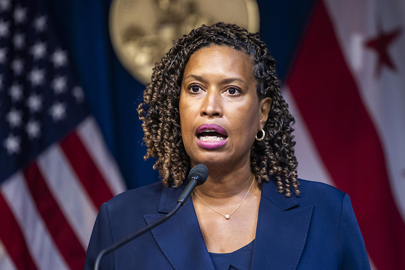 La alcaldesa de Washington dice que Trump conoce las mejoras en índices de criminalidad