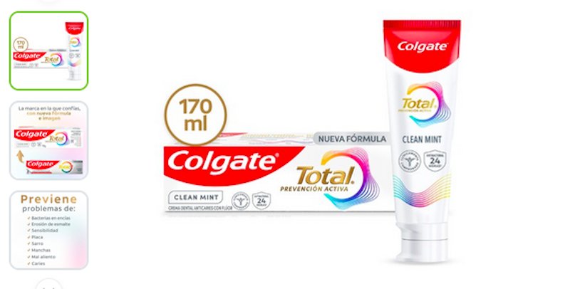 Panamá retira pasta dental Colgate Clean Mint por advertencia brasileña sobre el fluoruro de estaño