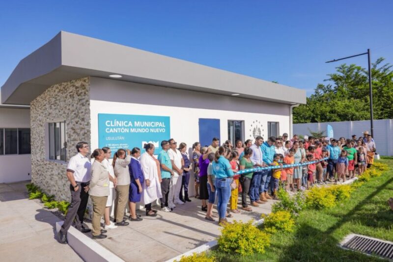 Obras Municipales remodela clínica en Usulután Este para atender a más de 4,000 usuarios