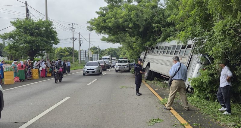 Cabañas, Morazán y San Vicente son los departamentos con menos accidentes de tránsito en lo que va del año