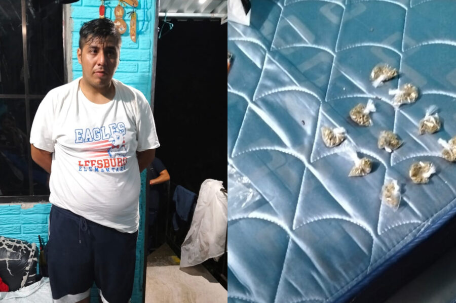 Capturan a hombre por tráfico de drogas en Tonacatepeque