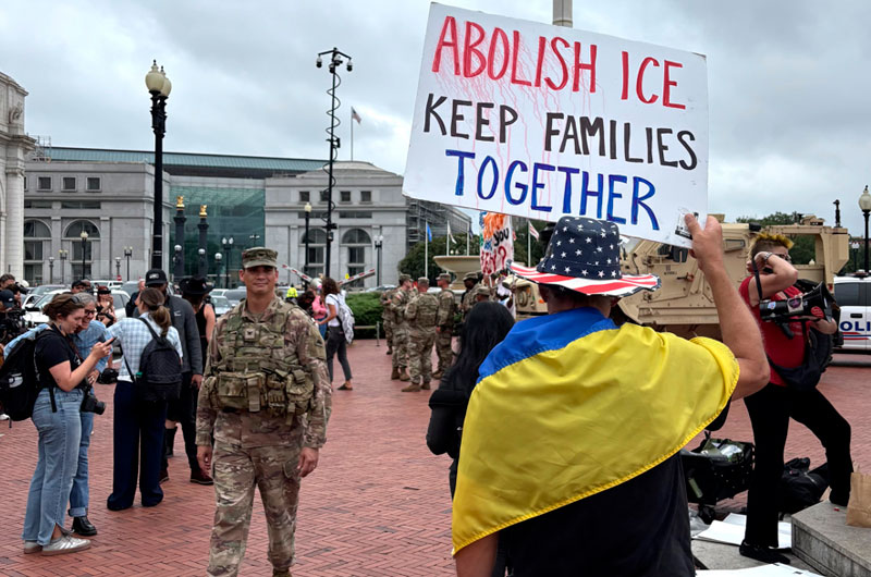Abuchean a JD Vance y Pete Hegseth en su visitar a la Guardia Nacional en Washington