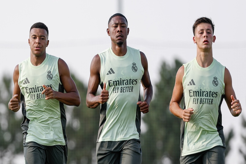 El primer entrenamiento del Real Madrid de Xabi Alonso sin Endrick, Mendy ni Bellingham