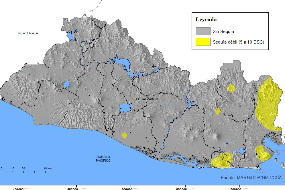 Registran segunda sequía meteorológica en la zona oriental del país, ¿en qué lugares?