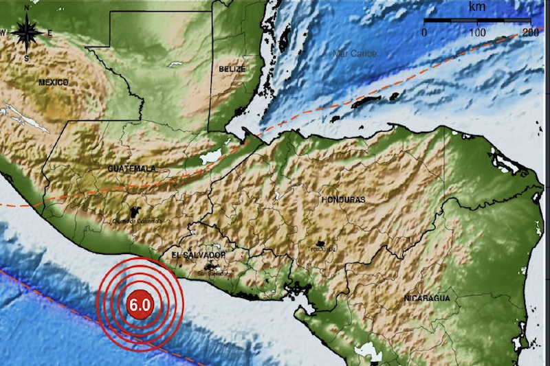 Medio Ambiente reporta varias réplicas tras el sismo de 6.0 Richter de esta madrugada