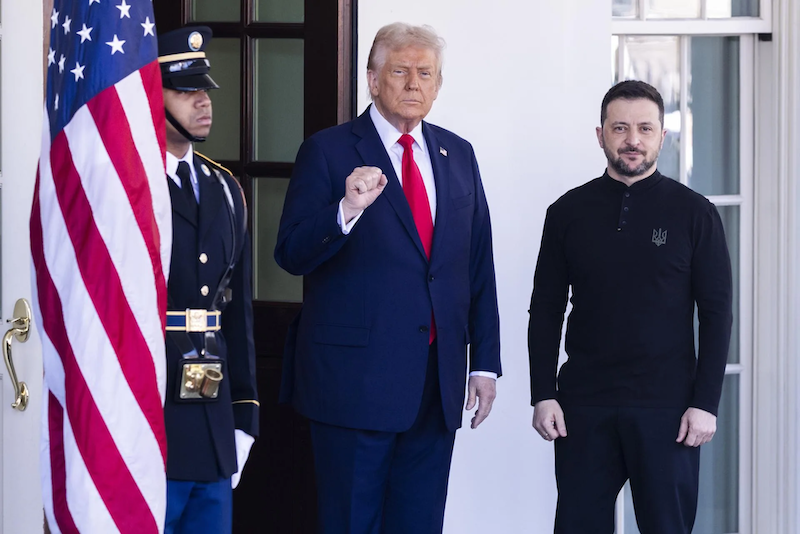 Donald Trump se reunirá este lunes con el presidente de Ucrania en la Casa Blanca junto a líderes europeos