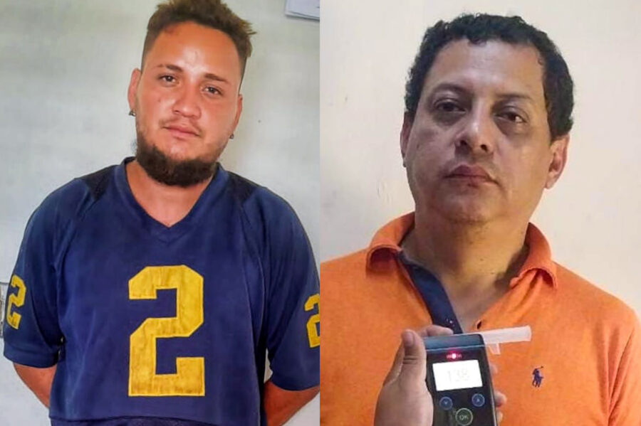 PNC detuvo a dos conductores peligrosos con más de 120 grados de alcohol