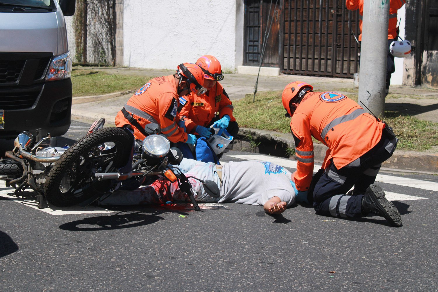 Protección Civil realiza simulacro vial en Centro de Gobierno