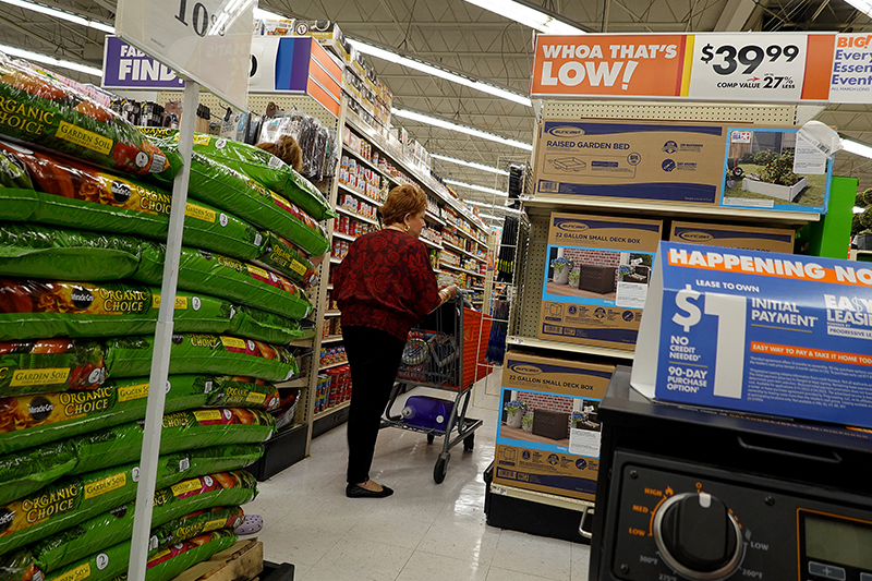 La inflación interanual en EE.UU. se mantiene en julio en el 2.7 %