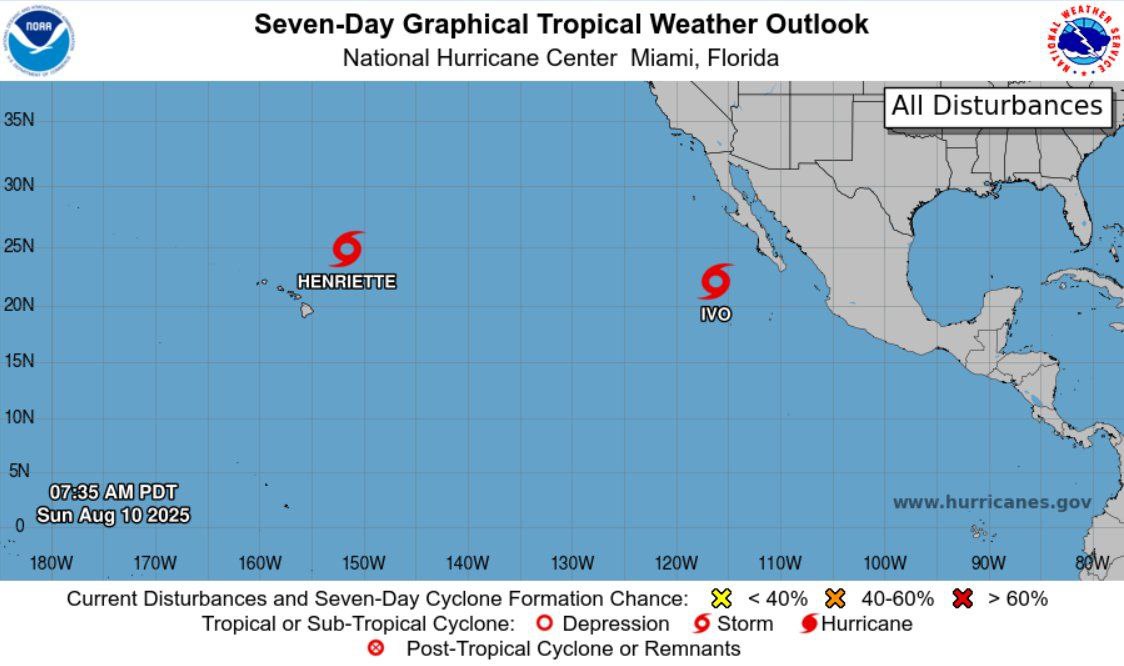 Medio Ambiente vigila cuatro sistemas en el Pacífico y Atlántico sin riesgo para el país