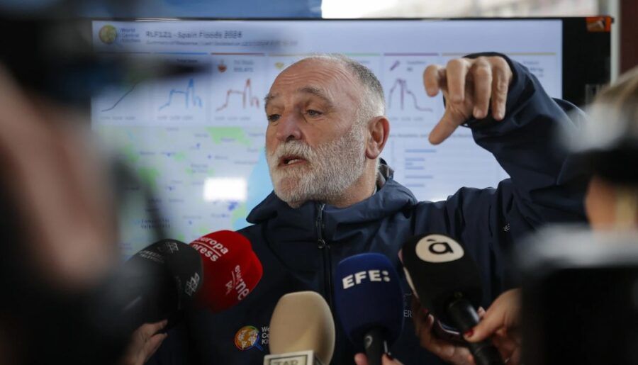 Chef José Andrés afirma desde Gaza que su equipo puede preparar 1 millón de comidas al día