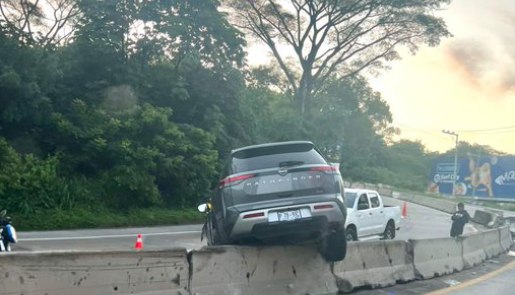 Reportan accidente en “La Curva del Papaturro”