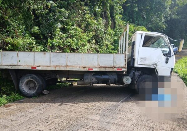 Un niño de tres años fallecido y dos mujeres lesionadas por camión con desperfectos mecánicos en San Pablo Tacachico