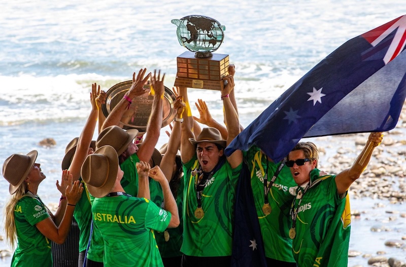 Australia y España conquistan el Mundial de Surf ISA 2025 en El Salvador