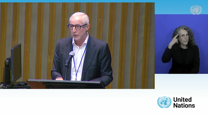 Alejandro Gutman habla en Nueva York del “modelo de desarrollo” de El Salvador y critica a la ONU