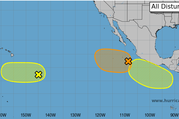 Centro de Huracanes vigila perturbación cerca de Centroamérica con 20 % de probabilidad de convertirse en ciclón