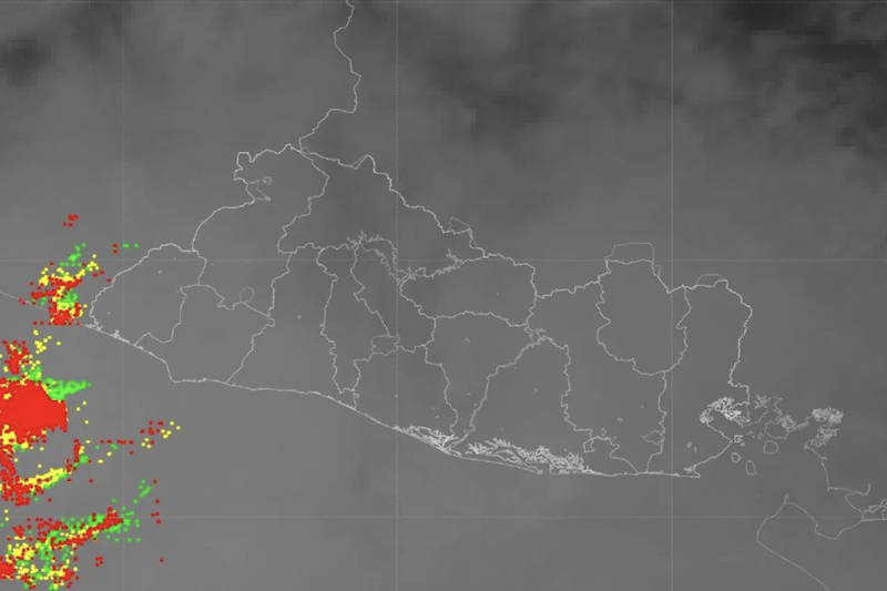 Onda tropical traerá lluvias y tormentas al país este lunes