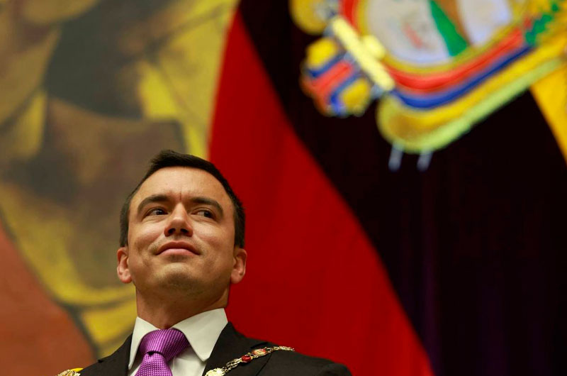 Noboa inicia el proceso para convocar una Asamblea Constituyente en Ecuador