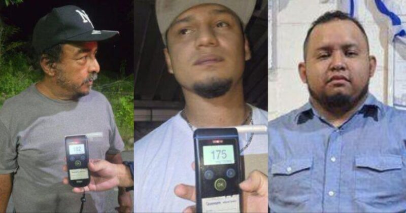Capturan a tres hombres con más de 100 grados de alcohol en Chalatenango y Santa Ana