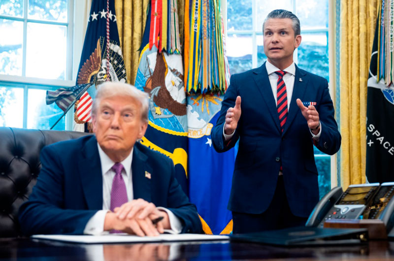 Trump insta a convertir «ciudades peligrosas» de EEUU en campos de entrenamiento militar