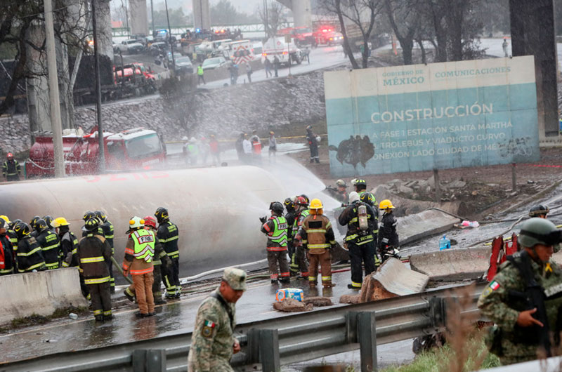 Ciudad de México establecerá protocolo para vehículos de carga tras explosión de camión