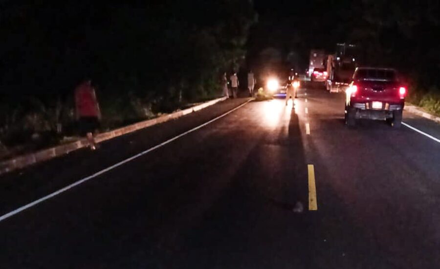 Un hombre muere atropellado en Apastepeque