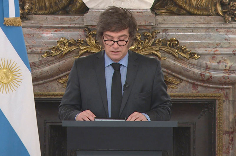 Milei pide paciencia a los argentinos y afirma que «lo peor ya pasó»