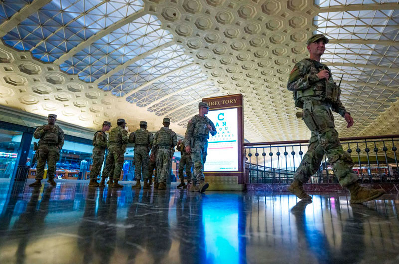 Georgia envía 300 soldados a Washington pese a demanda por despliegue de Guardia Nacional