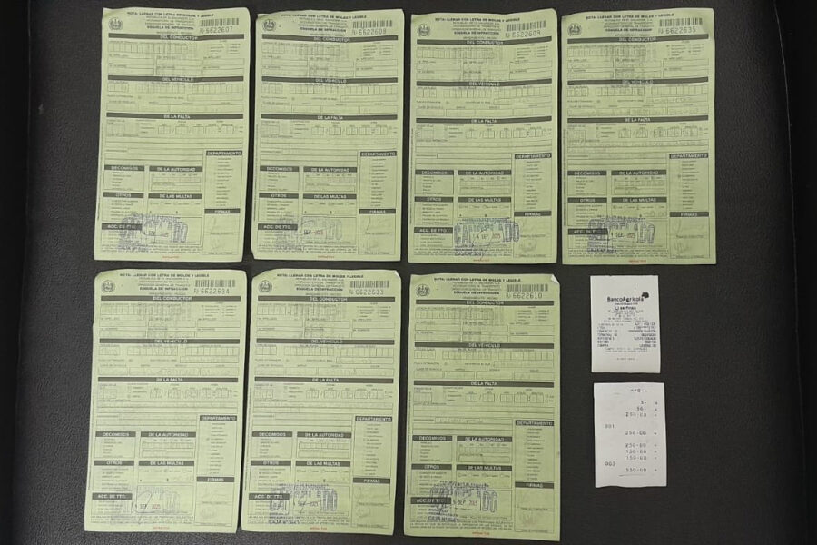 Propietario de rastra que generó caos vehicular carretera al Puerto de La Libertad pagó $550 en multas