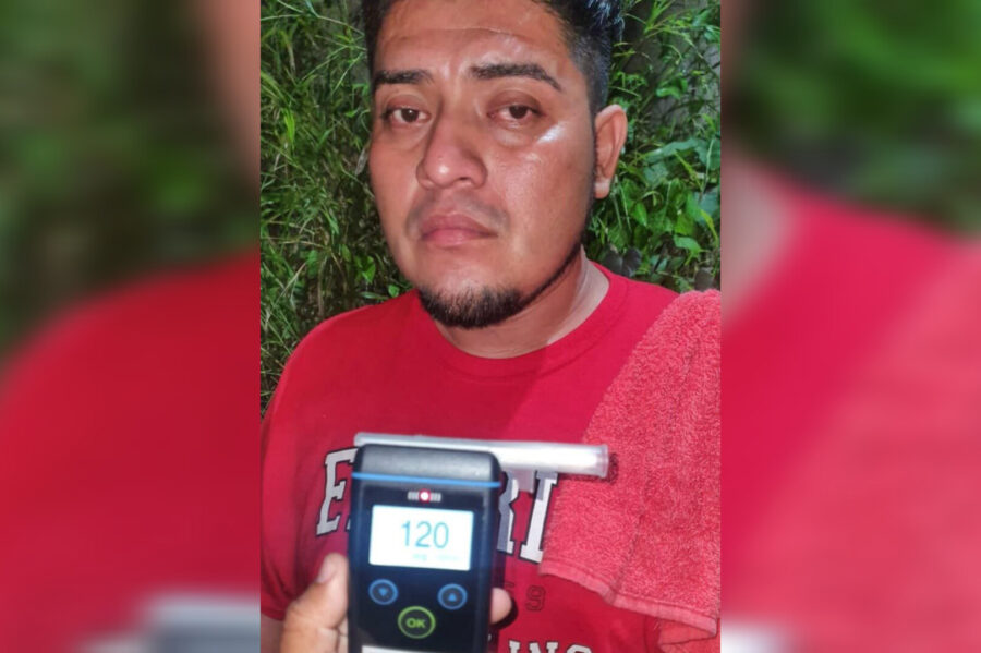 PNC detuvo a hombre que atropelló a una mujer y dio positivo a 120 grados de alcohol