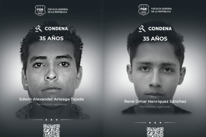 Pandilleros de la MS condenados a 35 años de cárcel por feminicidio agravado