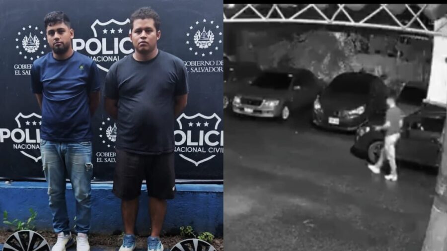 Video: un hombre es arrestado por hurtar piezas de un carro en Soyapango