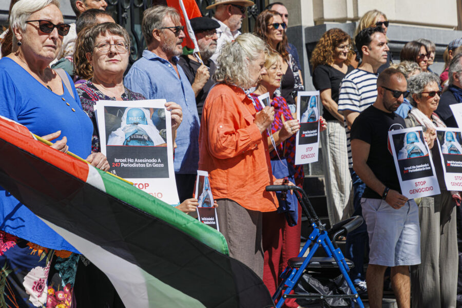 Decenas de medios en España se suman a la denuncia del asesinato de periodistas en Gaza