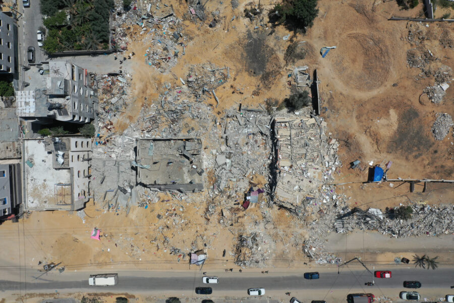 El Ejército israelí afirma que un 40 % de los residentes de la ciudad de Gaza se han ido