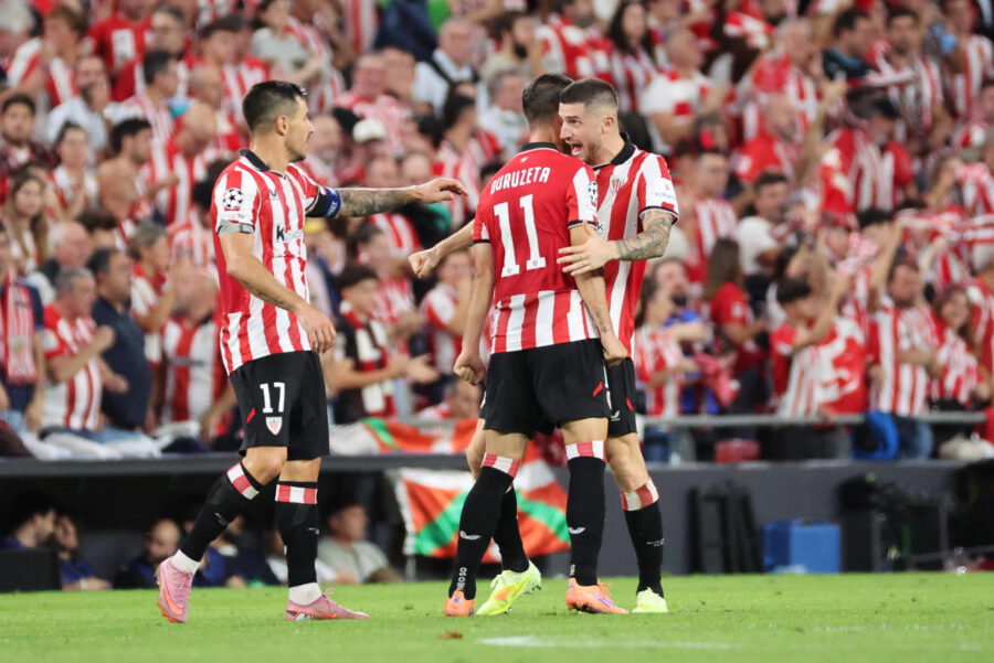 Athletic Club remonta al Qarabag y logra su primer triunfo en Champions