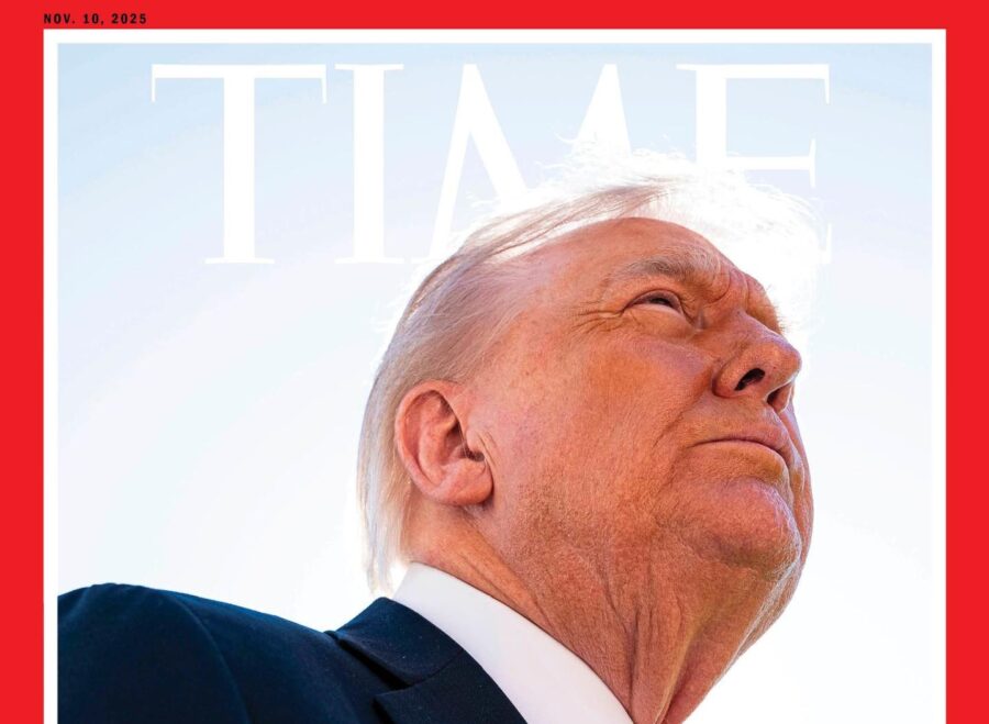 Trump se queja de su foto en la portada de la revista Time: «Me han ‘borrado’ el pelo'»