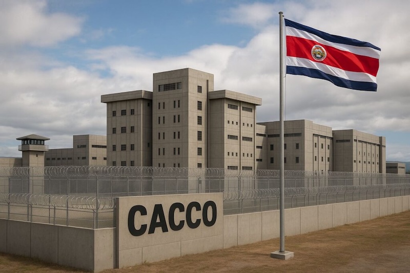 Costa Rica espera concluir en junio de 2026 una cárcel inspirada en el modelo salvadoreño