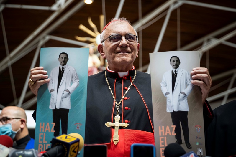 Régimen de Maduro impide a cardenal venezolano rendir homenaje al primer santo del país