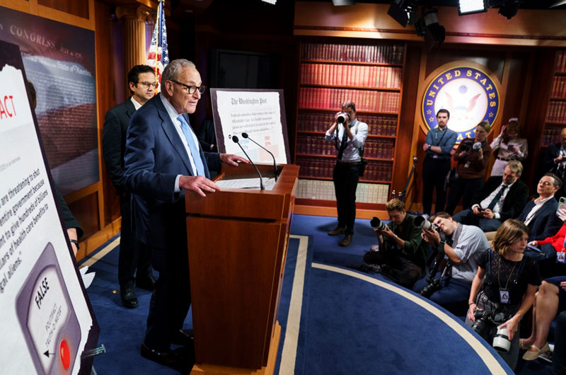 El Senado de EE.UU. vuelve a fracasar en aprobar el plan para reabrir el Gobierno