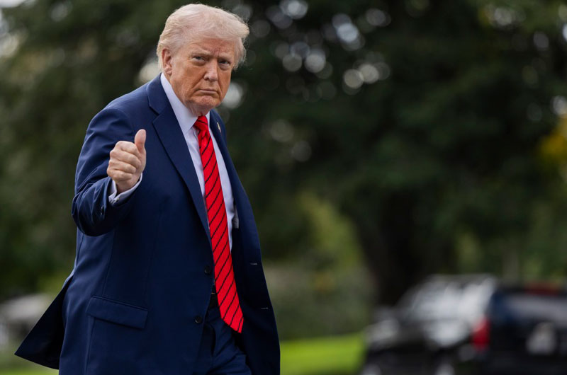 Trump dice que María Corina Machado fue «muy amable» al dedicarle el Nobel de la Paz