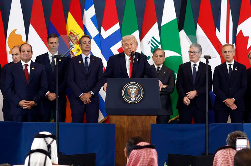 Trump defiende reconstrucción de Gaza, pero elude el reconocimiento de un Estado palestino