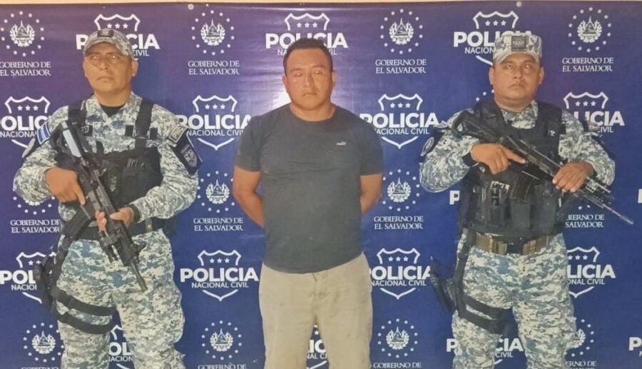 Detiene a “Ticuco”, pandillero del Barrio 18 en Izalco, Sonsonate